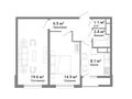 2-бөлмелі пәтер · 55.6 м², Райымбек батыра 275, бағасы: ~ 24.5 млн ₸ в  — фото 3