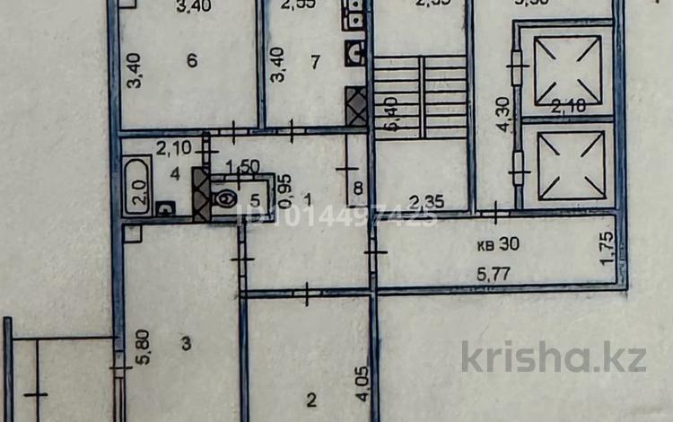 4-комнатная квартира · 65.8 м² · 11/12 этаж, Тауке хана 29 — Пересечение Кунаева и Тауке хана за 33 млн ₸ в Шымкенте, Аль-Фарабийский р-н — фото 2