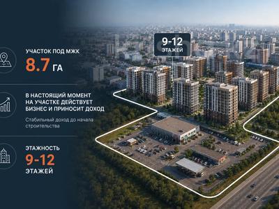 Участок · 8.7 га, Улица А 123 8 за 3.2 млрд ₸ в Астане, Сарайшык р-н