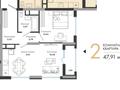 2-комнатная квартира, 48 м², 11/16 этаж, Сыганак 4 — Толе Би за 21.7 млн 〒 в Астане, Нура р-н — фото 3