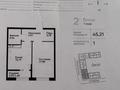 1-бөлмелі пәтер · 45.21 м² · 7/12 қабат, ул. Фадеева, 38г 38, бағасы: 32 млн ₸ в Алматы, Алатауский р-н — фото 3