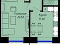 1-комнатная квартира, 40.5 м², 4/12 этаж, мкр Пригородный, Аль-Фараби 5 за 23 млн 〒 в Астане, Есильский р-н