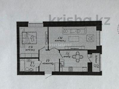 2-комнатная квартира · 61 м² · 3/12 этаж, Улы дала за 35.5 млн ₸ в Астане, Нура р-н