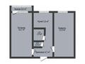2-бөлмелі пәтер · 45 м² · 2/5 қабат, С. Мауленова 18, бағасы: 18 млн ₸ в Костанае — фото 2