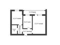 2-бөлмелі пәтер · 51 м² · 4/9 қабат, 12 ш/а., бағасы: 18 млн ₸ в Актобе, мкр 12 — фото 9