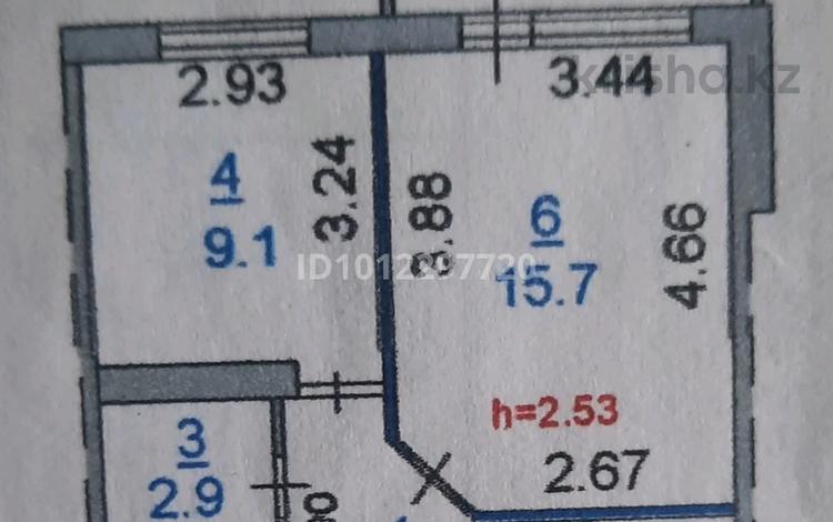 1-комнатная квартира · 39.4 м² · 5/9 этаж, Микрорайон Аэропорт 2, Герасимова 10 за 18 млн ₸ в Костанае — фото 2