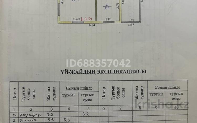 Отдельный дом • 3 комнаты • 46.1 м² • 6.47 сот., Пушкина 36 — Тулебаева-Пушкина за 11 млн 〒 в Талдыкоргане — фото 2