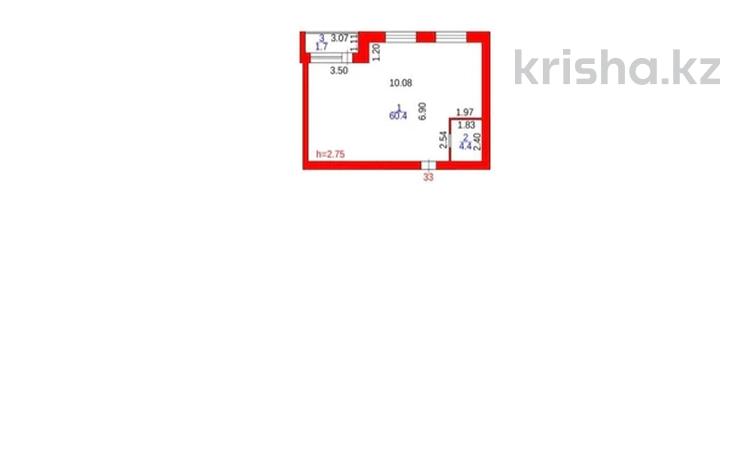 2-комнатная квартира · 66.5 м² · 1/5 этаж, Акадeмическая 9/10 за 15.5 млн ₸ в Караганде, Казыбек би р-н — фото 15