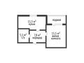 1-бөлмелі пәтер · 41.2 м² · 9/9 қабат, Аэропорт 21, бағасы: 16.5 млн ₸ в Костанае — фото 9