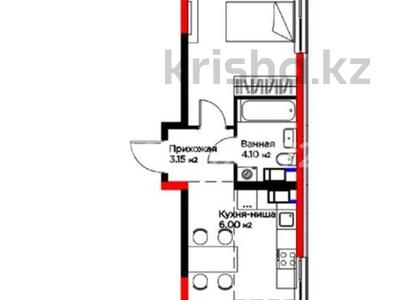 2-бөлмелі пәтер · 44.6 м² · 9/12 қабат, мкр Шымсити, Квартал 189 58 — Ул.Туркия пересечение ул.Алатау, бағасы: 23.5 млн ₸ в Шымкенте, Абайский р-н