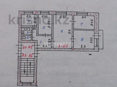 4-комнатная квартира, 63 м², 4/5 этаж, Улытауская 84 а — Тауелсиздик за 17 млн 〒 в Сатпаев