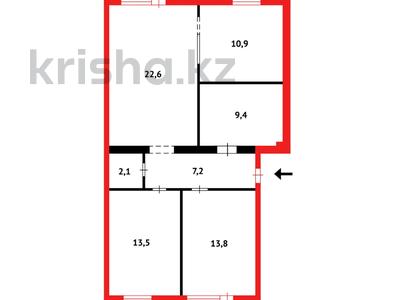 3-комнатная квартира, 85.9 м², 5/6 этаж, 68-й квартал за 21 млн 〒 в Темиртау