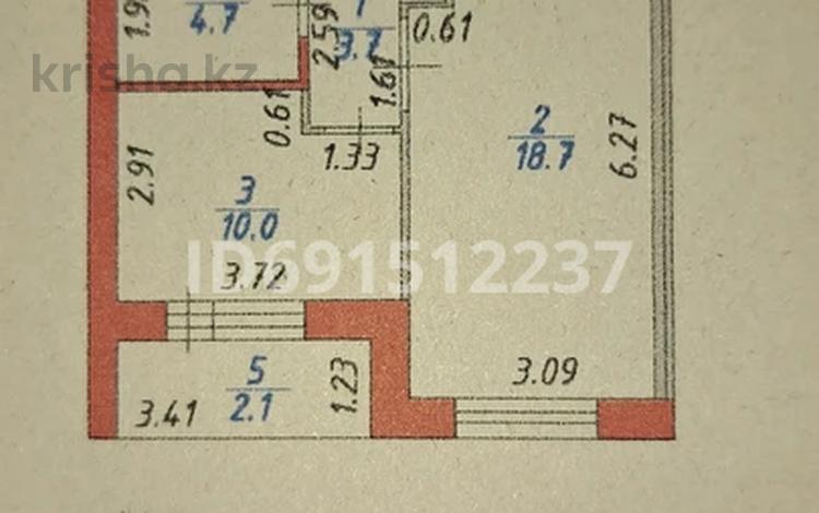 1-комнатная квартира, 39 м², 9/10 этаж, Култегин 13 за 18.5 млн 〒 в Астане — фото 7