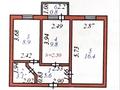 2-комнатная квартира · 45 м² · 5/6 этаж, Манаса 23/1 за 20 млн ₸ в Астане, Алматы р-н — фото 2