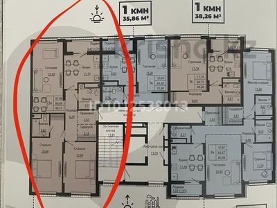 3-комнатная квартира · 92 м² · 7/9 этаж, Улы Дала 28 — Улыдала Туран за 46 млн ₸ в Астане, Нура р-н