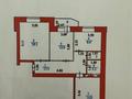3-комнатная квартира · 75.4 м² · 4/9 этаж, Рыскулбекова 16/1-3 за 36 млн ₸ в Астане, Алматы р-н