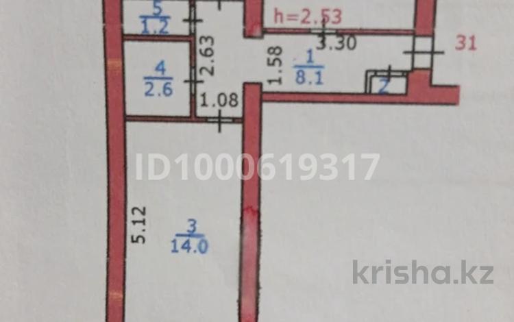 2-бөлмелі пәтер · 51 м² · 1/5 қабат, 5 микр он д.3, бағасы: 12.5 млн ₸ в Риддере — фото 2