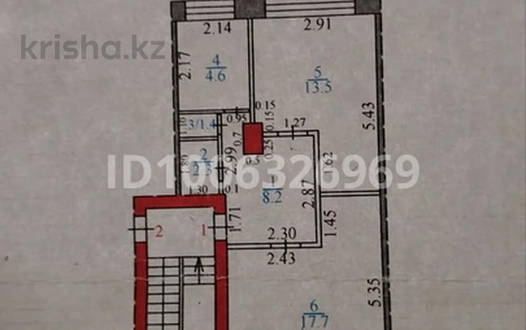 2-комнатная квартира · 48 м² · 1/3 этаж, Резника 9 — 79 школа за 12.5 млн 〒 в Караганде, Казыбек би р-н — фото 2