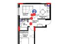 2-бөлмелі пәтер · 50 м² · 1/9 қабат, Абикен Бектурова 11/1 — Ул Туран ,Ханшатыр Анвар, бағасы: 37.5 млн ₸ в Астане, Нура р-н — фото 12