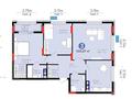 3-бөлмелі пәтер · 100 м² · 4/9 қабат, Е-321 6/2, бағасы: 57.5 млн ₸ в Астане, Есильский р-н