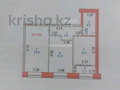 2-комнатная квартира, 56 м², 1/10 этаж, Култегин 19/1 за 25.3 млн 〒 в Астане, Нура р-н