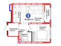 1-комнатная квартира · 41.9 м², Аль-Фараби 46/21 за ~ 29.3 млн 〒 в Астане, Есильский р-н — фото 3