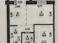 1-бөлмелі пәтер · 55.1 м² · 3/5 қабат, Абая 44, бағасы: 19.5 млн ₸ в Уральске — фото 4