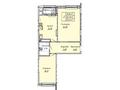 2-комнатная квартира · 63.23 м², Толеметова 106/3 за ~ 25.3 млн 〒 в Шымкенте, Абайский р-н — фото 3