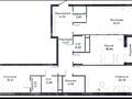 3-бөлмелі пәтер · 111.4 м² · 6/9 қабат, Шамши Калдаяков 16, бағасы: 79 млн ₸ в Астане, Сарайшык р-н — фото 2