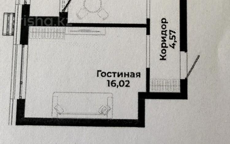1-бөлмелі пәтер · 37 м² · 14/16 қабат, Р. Кошкарбаева 30 — К. Куанышбаева, бағасы: 28 млн 〒 в Астане, Сарайшык р-н — фото 2