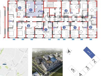 1-комнатная квартира · 37.66 м² · 5/6 этаж, Тараз 8/1 за 32 млн ₸ в Алматы, Турксибский р-н