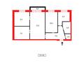 4-бөлмелі пәтер · 61 м² · 5/5 қабат, мкр Новый Город, пр. Н.Абдирова, бағасы: 17 млн ₸ в Караганде, Казыбек би р-н