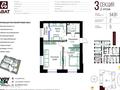2-бөлмелі пәтер · 60 м² · 2/12 қабат, ул. Жошы хан, 12/3 3, бағасы: 61 млн ₸ в Астане, Есильский р-н — фото 14