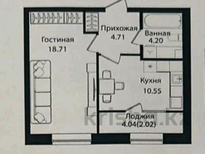 1-комнатная квартира · 40.19 м² · 12/12 этаж, Айтматова 79/1 за 22 млн ₸ в Астане, Сарыарка р-н