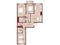 3-комнатная квартира · 86.1 м², ул. Катта Дархан и Аккурганская за ~ 39 млн ₸ в Ташкенте — фото 3