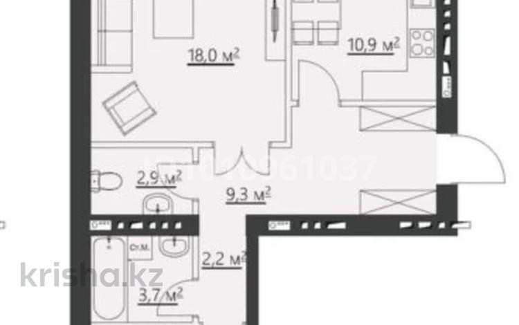 2-комнатная квартира · 64 м² · 2/6 этаж, ​067-й учетный квартал Сармат 4 за 27 млн ₸ в Караганде, Алихана Бокейханова р-н — фото 2