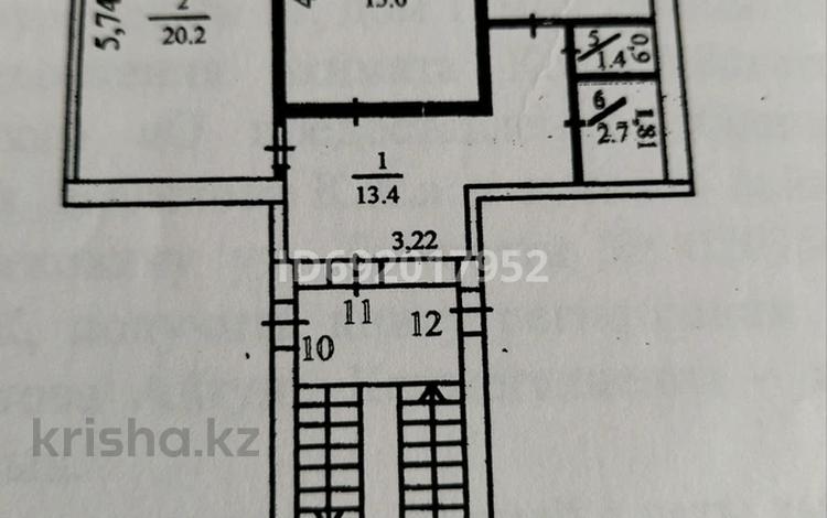 2-комнатная квартира, 62.3 м², 1/3 этаж, Микрорайон &quot;Нурай&quot; 1 за 16.8 млн 〒 в  — фото 2