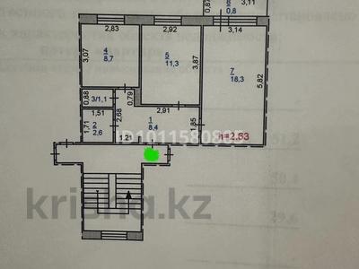 2-комнатная квартира · 51.2 м² · 4/6 этаж, Желтоксан 37А за 13 млн ₸ в Аксу