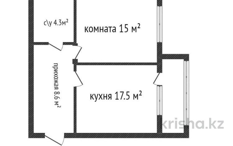 1-комнатная квартира · 45.4 м² · 1/5 этаж, Герасимова за 15.9 млн 〒 в Костанае — фото 2