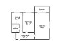 2-комнатная квартира · 44 м² · 5/5 этаж, проспект Кобыланды Батыра 22 за 17.5 млн ₸ в Костанае — фото 9
