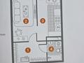 1-комнатная квартира · 35.6 м² · 4/9 этаж, мкр Шугыла, Сакен Жунисов 2/25 — Школа за 21 млн ₸ в Алматы, Наурызбайский р-н — фото 3