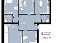 4-комнатная квартира, 135 м², 2/5 этаж, Богембай батыра 120 за 51.5 млн 〒 в Семее — фото 7