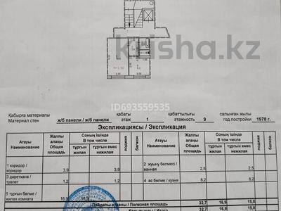 1-комнатная квартира · 33 м² · 1/9 этаж, Камзина 74 — ул. Шевченко за 14.8 млн ₸ в Павлодаре