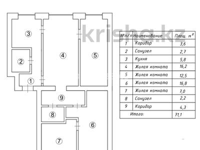 Продажа квартир в Акмолинской обл.: 4-комнатная квартира · 71.1 м² · 1/5 этаж, Микрорайон 2 29 — Рядом Шашлыкoff 2-29 за 13.5 млн 〒 4-комнатная квартира · 71.1 м² · 1/5 этаж, Микрорайон 2 29 — Рядом Шашлыкoff 2-29 за 13.5 млн 〒 в Степногорске