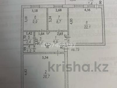 3-комнатная квартира · 84.7 м² · 5/5 этаж, Суворова 12 — Конституция за 30 млн 〒 в Астане, Сарыарка р-н