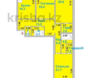 3-комнатная квартира, 113.1 м², 10/10 этаж, Ауэзова 54А за ~ 44.1 млн 〒 в Атырау, мкр Жилгородок