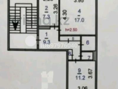 2-комнатная квартира · 53 м² · 4/5 этаж, Тауелсiздik — Бородина - Пушкина - Урицкого за 25.5 млн ₸ в Костанае