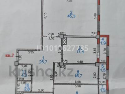 3-комнатная квартира · 144 м² · 3/10 этаж, Байтурсынова 35/7 за 100 млн ₸ в Шымкенте, Туран р-н