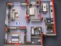 3-бөлмелі пәтер · 120.7 м² · 13/21 қабат, Мангилик Ел 57 — БЕЗ КОМИССИИ Для Покупателя!!!, бағасы: 131.5 млн ₸ в Астане, Есильский р-н