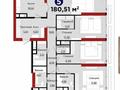5-комнатная квартира · 181 м² · 6/22 этаж, Турар Рыскулов 5 за 250 млн ₸ в Астане, Есильский р-н — фото 3